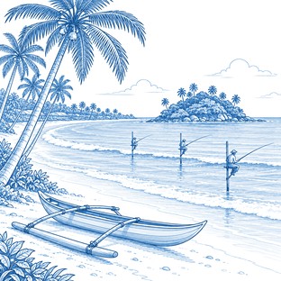 Illustration of Weligama